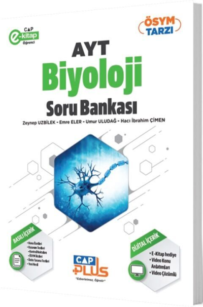 AYT Biyoloji Plus Serisi Soru Bankası Çap Yayınları Fotokopi GO - Tüm Sınavlarda Daha İleriye