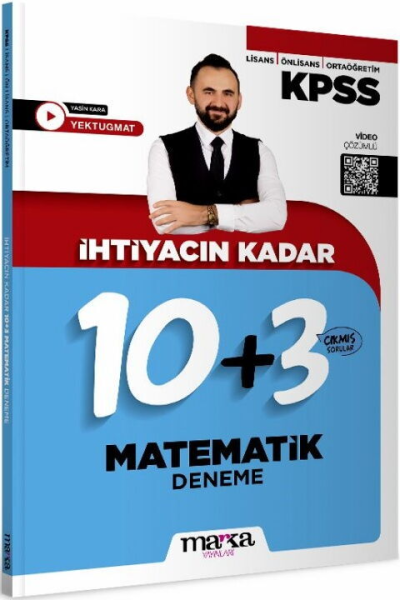2026 KPSS İhtiyacın Kadar Matematik 13 Deneme Marka Yayınları Fotokopi GO - Tüm Sınavlarda Daha İleriye