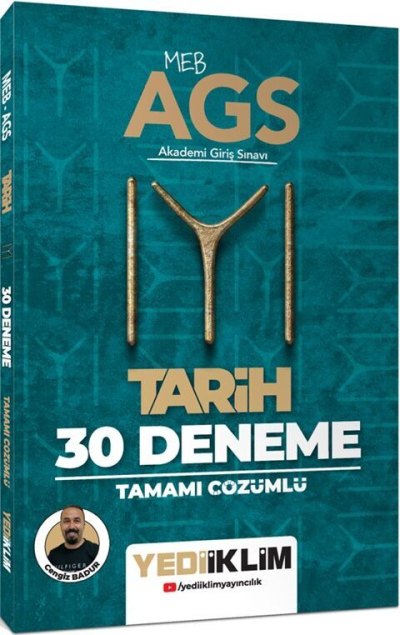 2025 MEB AGS KAYI Tarih Tamamı Çözümlü 30 Deneme Yediiklim Yayınları Fotokopi GO - Tüm Sınavlarda Daha İleriye