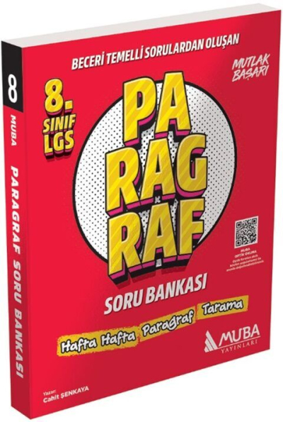 8. Sınıf Paragraf Soru Bankası Muba Yayınları Fotokopi GO - Tüm Sınavlarda Daha İleriye