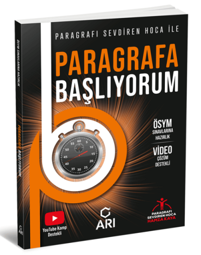 Paragrafa Başlıyorum (ÖSYM Sınavlarına Hazırlık) Arı Yayıncılık Fotokopi GO - Tüm Sınavlarda Daha İleriye