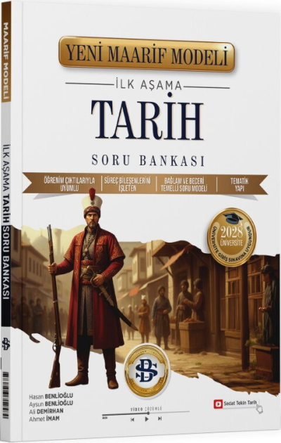 2028 Üniversiteye Hazırlık Tarih İlk Aşama Maarif Model Soru Bankası Bilgi Sarmal Fotokopi GO - Tüm Sınavlarda Daha İleriye