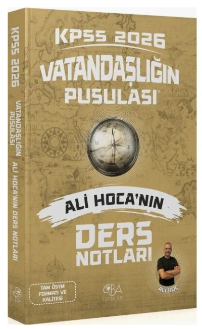 2026 KPSS Vatandaşlık Vatandaşlığın Pusulası Ders Notları CBA Yayınları Fotokopi GO - Tüm Sınavlarda Daha İleriye
