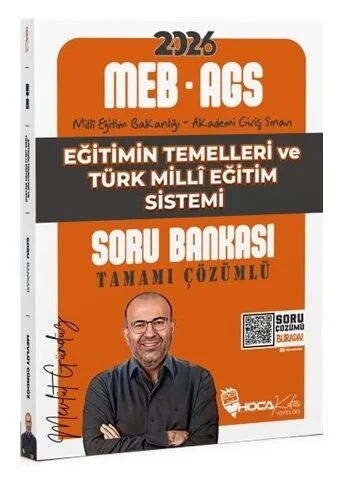 2026 MEB-AGS Eğitimin Temelleri ve Türk Milli Eğitim Sistemi Soru Bankası Çözümlü Hoca Kafası Yayınları