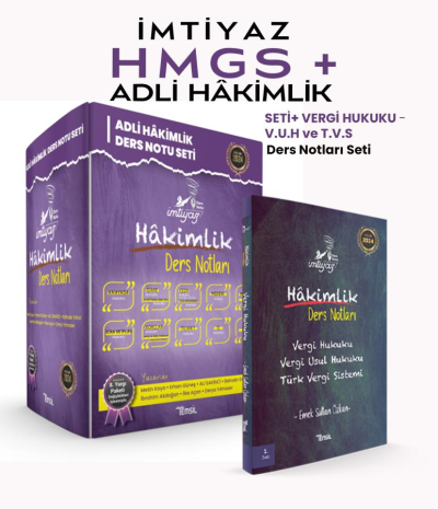 İMTİYAZ HMGS + Adli Hâkimlik Ders Notları Özel Set Fotokopi GO - Tüm Sınavlarda Daha İleriye