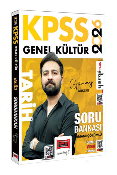 2026 KPSS Tarih Soru Bankası Çözümlü Günay Göktaş Yargı Yayınları Fotokopi GO - Tüm Sınavlarda Daha İleriye