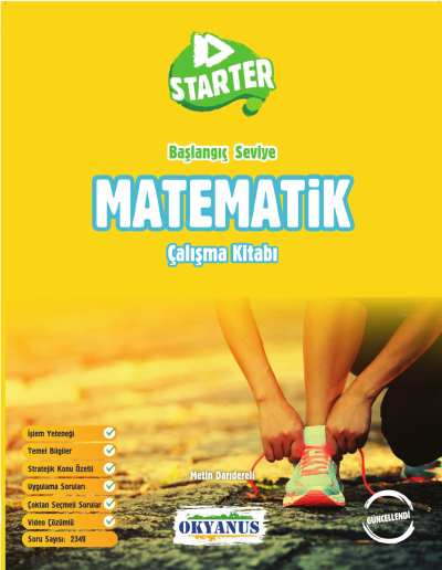 Starter Matematik Çalışma Kitabı Okyanus Yayınları Fotokopi GO - Tüm Sınavlarda Daha İleriye