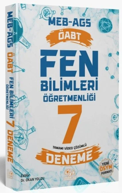2025 ÖABT MEB-AGS Fen Bilimleri Öğretmenliği 7 Deneme Çözümlü CBA Yayınları Fotokopi GO - Tüm Sınavlarda Daha İleriye