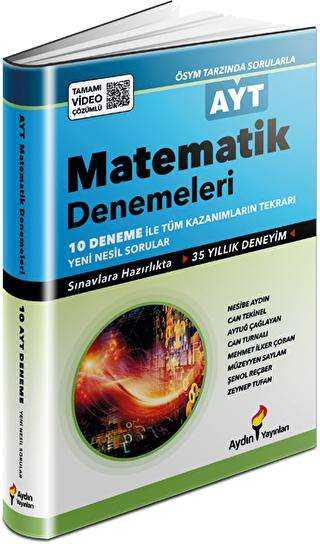 AYT Matematik Denemeleri Aydın Yayınları Fotokopi GO - Tüm Sınavlarda Daha İleriye