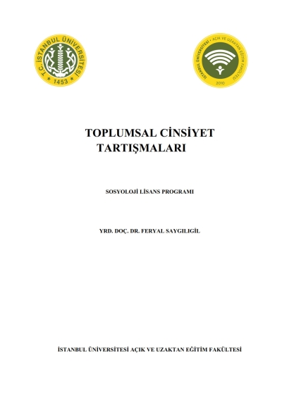 Toplumsal Cinsiyet Tartışmaları Fotokopi GO - Tüm Sınavlarda Daha İleriye