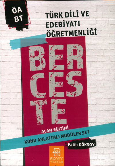 BERCESTE ALAN EĞİTİMİ KONU ANLATIMLI MODÜLER SET Fotokopi GO - Tüm Sınavlarda Daha İleriye