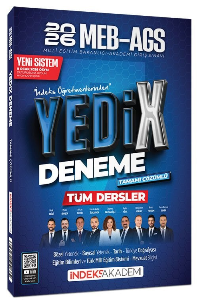 2026 MEB-AGS Tüm Dersler YediX 7 Deneme Çözümlü İndeks Akademi Yayıncılık Fotokopi GO - Tüm Sınavlarda Daha İleriye