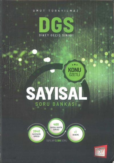 UMUT TÜRKYILMAZ DGS SAYISAL KONU ÖZETLİ SORU BANKASI Fotokopi GO - Tüm Sınavlarda Daha İleriye