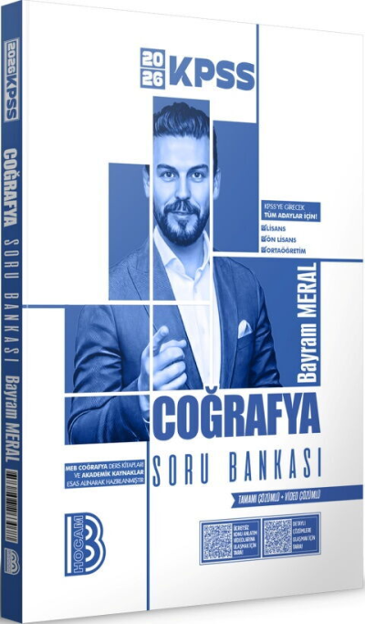 2026 KPSS Coğrafya Tamamı Çözümlü Soru Bankası Benim Hocam Yayınları Fotokopi GO - Tüm Sınavlarda Daha İleriye