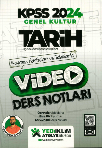 TARİH VİDEO DERS NOTLARI KAVRAM HARİTALARI VE TABLOLARLA ATÖLYE SERİSİ Fotokopi GO - Tüm Sınavlarda Daha İleriye