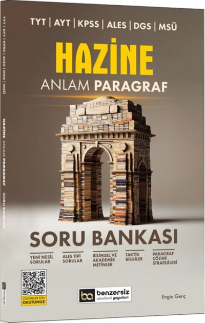 Hazine Anlam Paragraf Soru Bankası Benzersiz Akademi Yayınları Fotokopi GO - Tüm Sınavlarda Daha İleriye