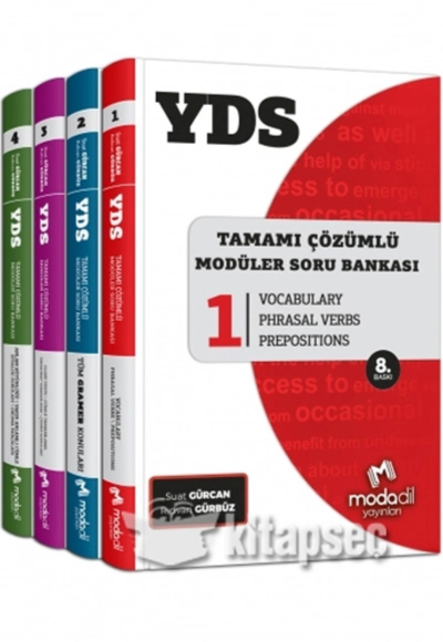 YDS TAMAMI ÇÖZÜMLÜ MODÜLER SORU BANKASI 4. KİTAP Fotokopi GO - Tüm Sınavlarda Daha İleriye
