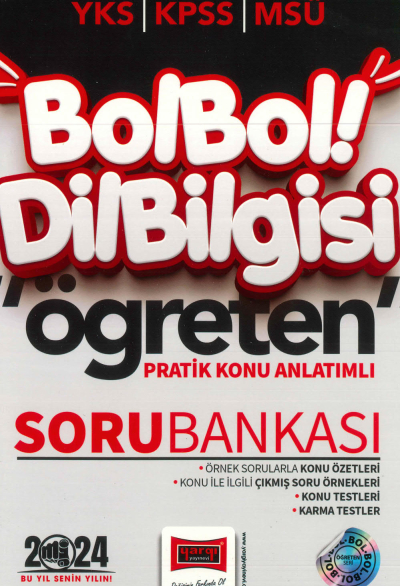 BOL BOL DİL BİLGİSİ ÖĞRETEN PRATİK KONU ANLATIMLI SORU BANKASI Fotokopi GO - Tüm Sınavlarda Daha İleriye