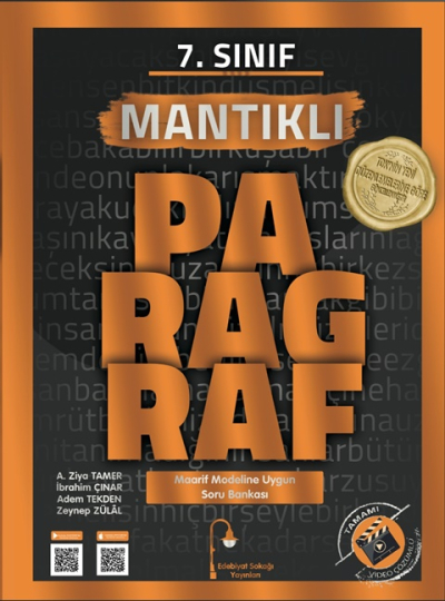 7. Sınıf Paragraf Mantıklı Soru Bankası Edebiyat Sokağı Fotokopi GO - Tüm Sınavlarda Daha İleriye