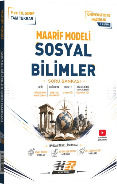 TYT Sosyal Bilimler Maarif Modeli Soru Bankası Hız ve Renk Yayınları Fotokopi GO - Tüm Sınavlarda Daha İleriye