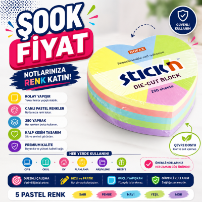 Neon 250 Yaprak Yapışkanlı 51x51 Küp Not Kağıdı Fotokopi GO - Tüm Sınavlarda Daha İleriye
