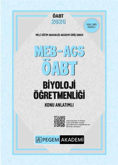 2026 MEB AGS ÖABT Biyoloji Öğretmenliği Konu Anlatımlı Pegem Yayınları Fotokopi GO - Tüm Sınavlarda Daha İleriye