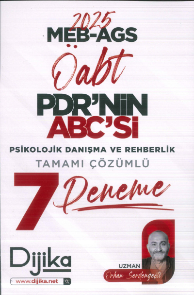 2025 MEB AGS ÖABT PDR nin ABC si Tamamı Çözümlü 7 Deneme Sınavı Dijika Yayınları Fotokopi GO - Tüm Sınavlarda Daha İleriye