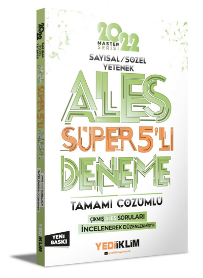 ALES SÜPER 5'Lİ DENEME TAMAMI ÇÖZÜMLÜ Fotokopi GO - Tüm Sınavlarda Daha İleriye