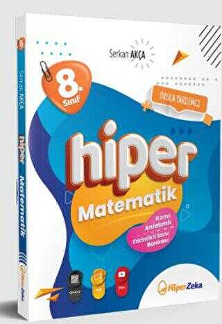 8. Sınıf Hiper Matematik Konu Anlatımlı & Etkinlikli Soru Bankası Hiper Zeka Fotokopi GO - Tüm Sınavlarda Daha İleriye