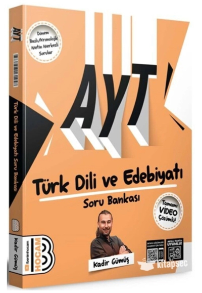 AYT Türk Dili ve Edebiyatı Soru Bankası Video Çözümlü Benim Hocam Yayınları Fotokopi GO - Tüm Sınavlarda Daha İleriye