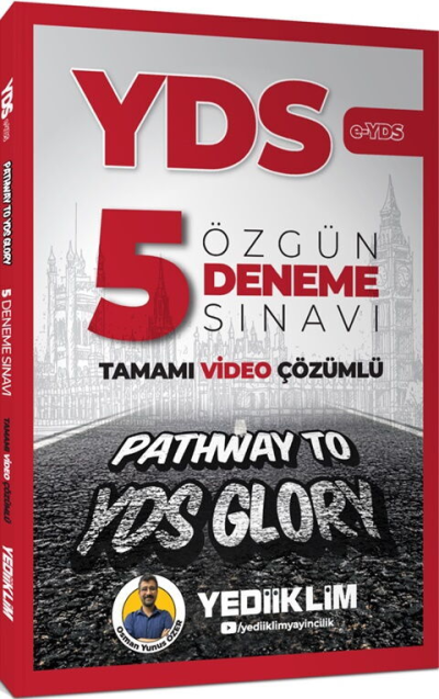 YDS Tamamı Video Çözümlü Özgün 5 Deneme Sınavı Yediiklim Yayınları Fotokopi GO - Tüm Sınavlarda Daha İleriye
