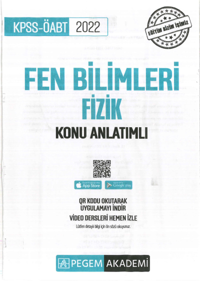 FEN BİLİMLERİ KONU ANLATIMI FİZİK Fotokopi GO - Tüm Sınavlarda Daha İleriye