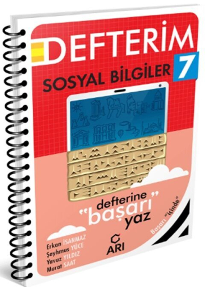 7. Sınıf Sosyal Bilgiler Akıllı Defteri Arı Yayıncılık Fotokopi GO - Tüm Sınavlarda Daha İleriye