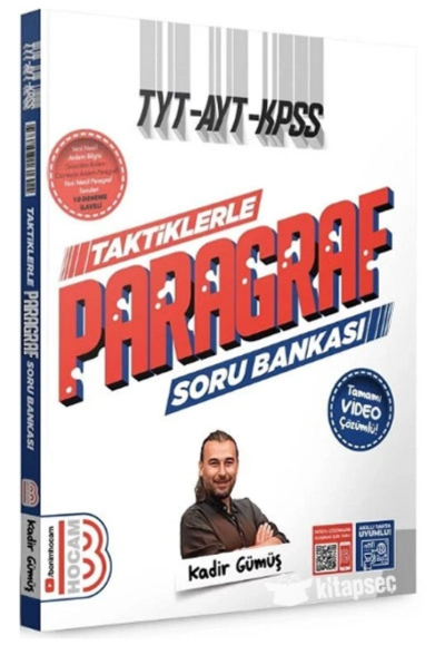 TAKTİKLERLE PARARAF SORU BANKASI 2024 Fotokopi GO - Tüm Sınavlarda Daha İleriye
