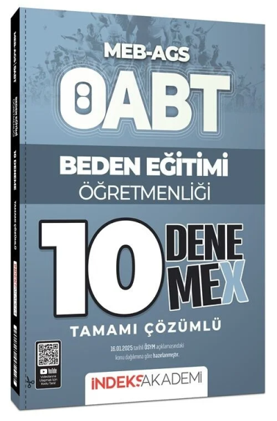 2025 ÖABT MEB-AGS Beden Eğitimi Öğretmenliği 10 DenemeX Çözümlü İndeks Akademi Yayıncılık Fotokopi GO - Tüm Sınavlarda Daha İleriye