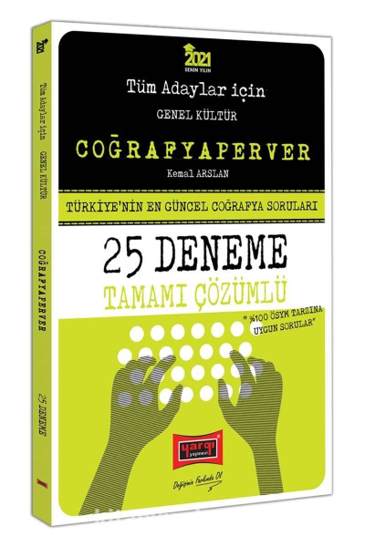 Tüm Adaylar İçin COĞRAFYAPERVER Tamamı Çözümlü 25 Deneme Fotokopi GO - Tüm Sınavlarda Daha İleriye