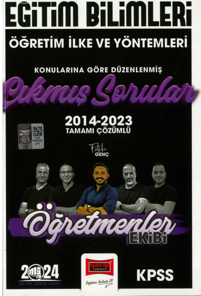 ÖĞRETİM İLKE VE YÖNTEMLERİ 2014-2023 TAMAMI ÇÖZÜMLÜ ÇIKMIŞ SORULAR (ÖĞRETMENLER EKİBİ) Fotokopi GO - Tüm Sınavlarda Daha İleriye