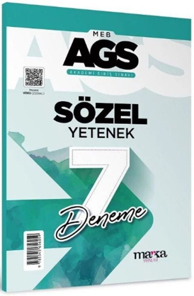 2025 MEB AGS Sözel Yetenek 7 Deneme Tamamı Video Çözümlü Marka Yayınları Fotokopi GO - Tüm Sınavlarda Daha İleriye