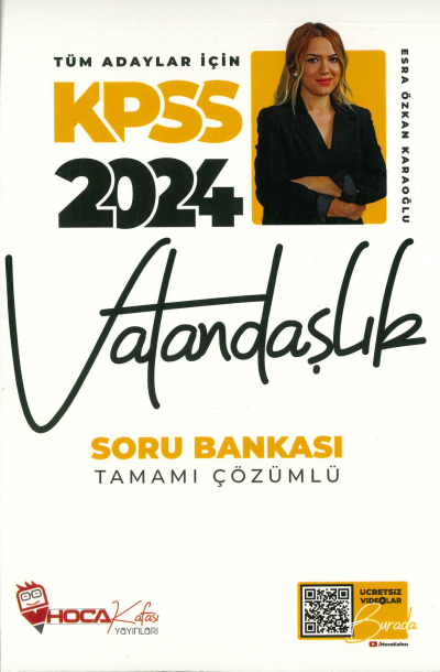 HOCA KAFASI VATANDAŞLIK TAMAMI ÇÖZÜMLÜ SORU BANKASI Fotokopi GO - Tüm Sınavlarda Daha İleriye