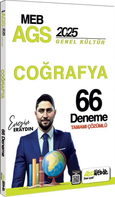 2025 MEB AGS Türkiye Coğrafyası Tamamı Çözümlü 33 Deneme Sınavı HocaWebde Yayınları Fotokopi GO - Tüm Sınavlarda Daha İleriye