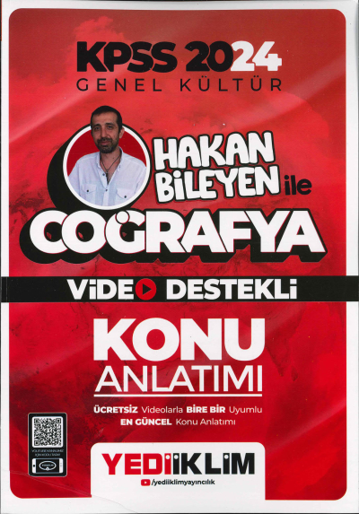 HAKAN BİLEYEN İLE COĞRAFYA VİDEO DESTEKLİ KONU ANLATIMI Fotokopi GO - Tüm Sınavlarda Daha İleriye