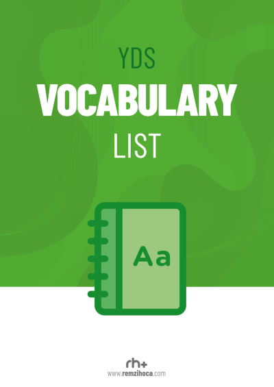 YDS VOCABULARY LIST Fotokopi GO - Tüm Sınavlarda Daha İleriye