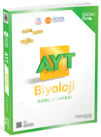 2026 AYT Biyoloji Konu Özetli Soru Bankası Üç Dört Beş Yayınları Fotokopi GO - Tüm Sınavlarda Daha İleriye