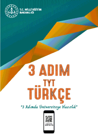 3 Adım TYT Türkçe Soru Bankası Fotokopi GO - Tüm Sınavlarda Daha İleriye