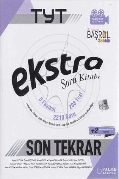TYT Tüm Dersler Ekstra Son Tekrar Soru Kitabı