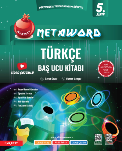 5. Sınıf Metaword Türkçe Baş Ucu Kitabı Nartest Yayınevi Fotokopi GO - Tüm Sınavlarda Daha İleriye