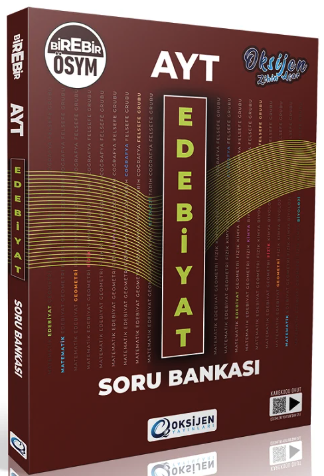AYT Edebiyat Soru Bankası Çözümlü Oksijen Yayınları Fotokopi GO - Tüm Sınavlarda Daha İleriye