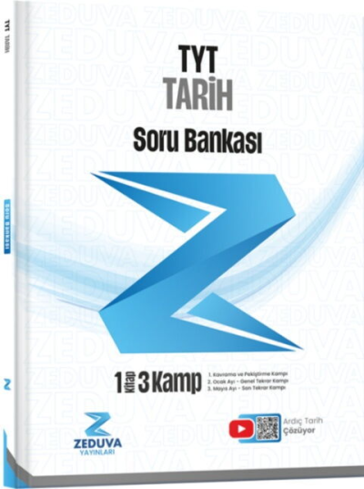 Ardıç Tarih TYT Tarih 1 Kitap 3 Kamp Soru Bankası Zeduva Yayınları Fotokopi GO - Tüm Sınavlarda Daha İleriye