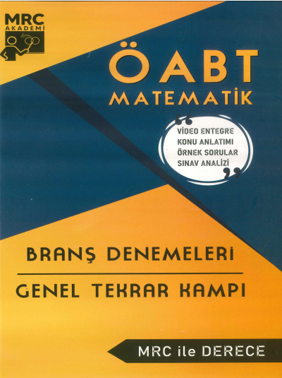ÖABT İLKÖĞRETİM MATEMATİK BRANŞ DENEMELERİ GENEL TEKRAR KAMPI MRC İLE DERECE Fotokopi GO - Tüm Sınavlarda Daha İleriye