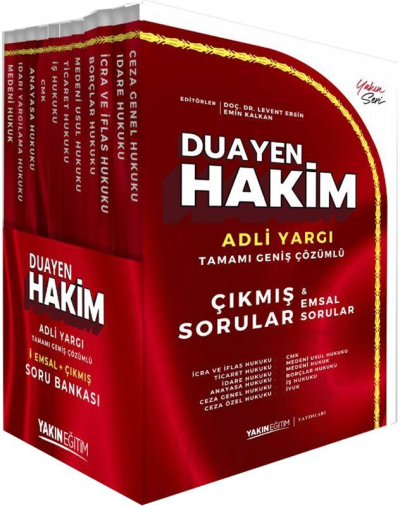 Duayen Hakim Çıkmış & Emsal Adli Yargı Soru Bankası Seti Fotokopi GO - Tüm Sınavlarda Daha İleriye